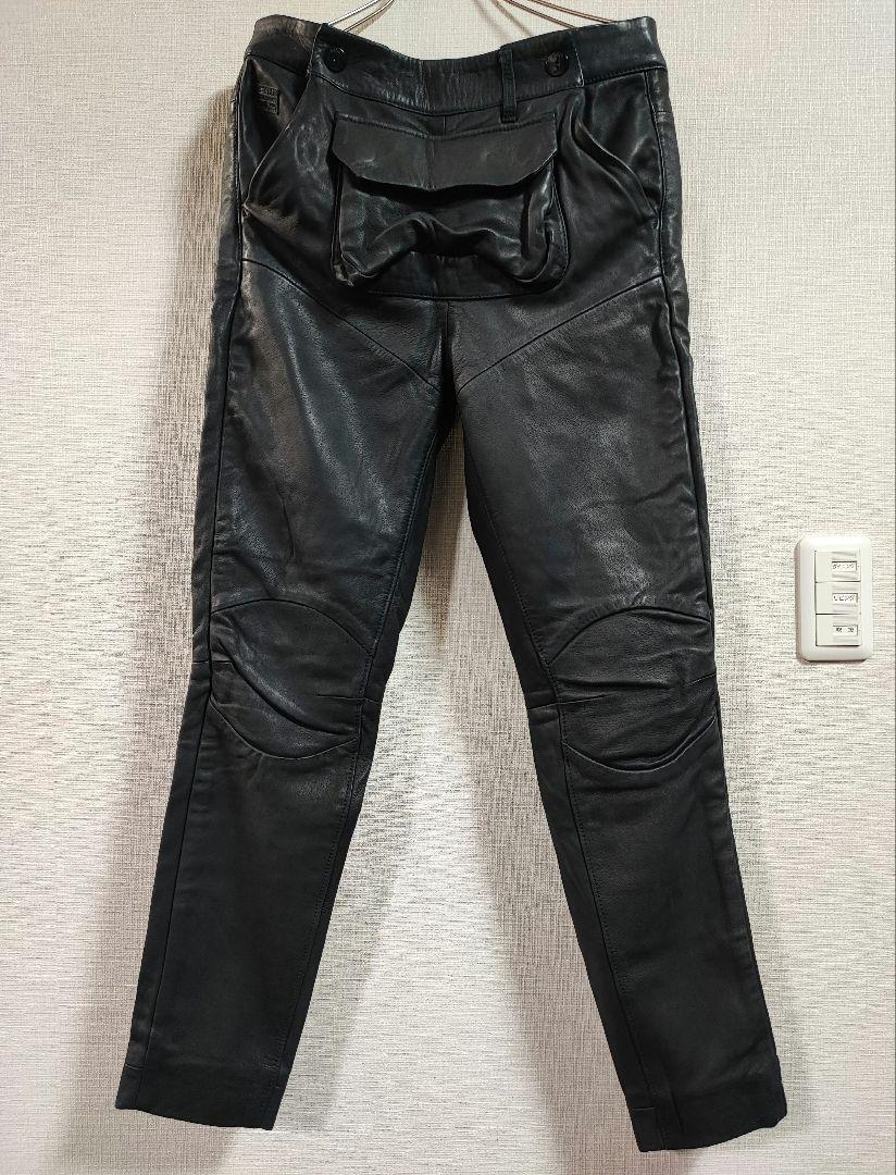 ✨美品✨ジースター レザーパンツ 5620 柔らかい羊革 26/32