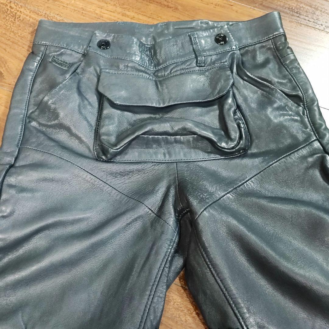 ✨美品✨ジースター レザーパンツ 5620 柔らかい羊革 26/32