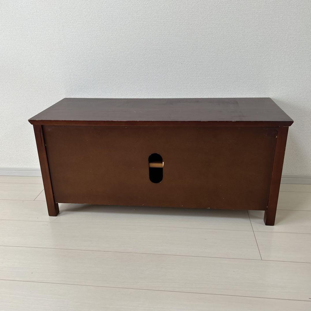 ダークブラウン 木製 テレビ台　アジアン家具　インドネシア製