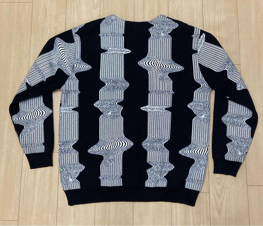 HUF ハフ 幾何学模様 アヴァロンカーディガン 厚手ニット HUF ハフ 幾何学模様 アヴァロンカーディガン 厚手ニット