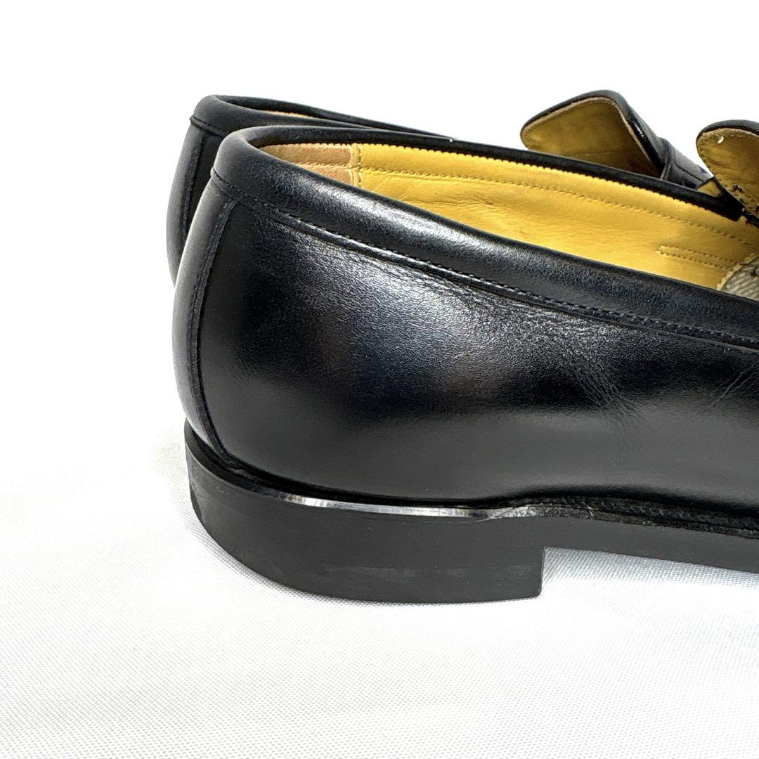 【美品】REGAL リーガル コインローファー JE02 3E 黒 25cm