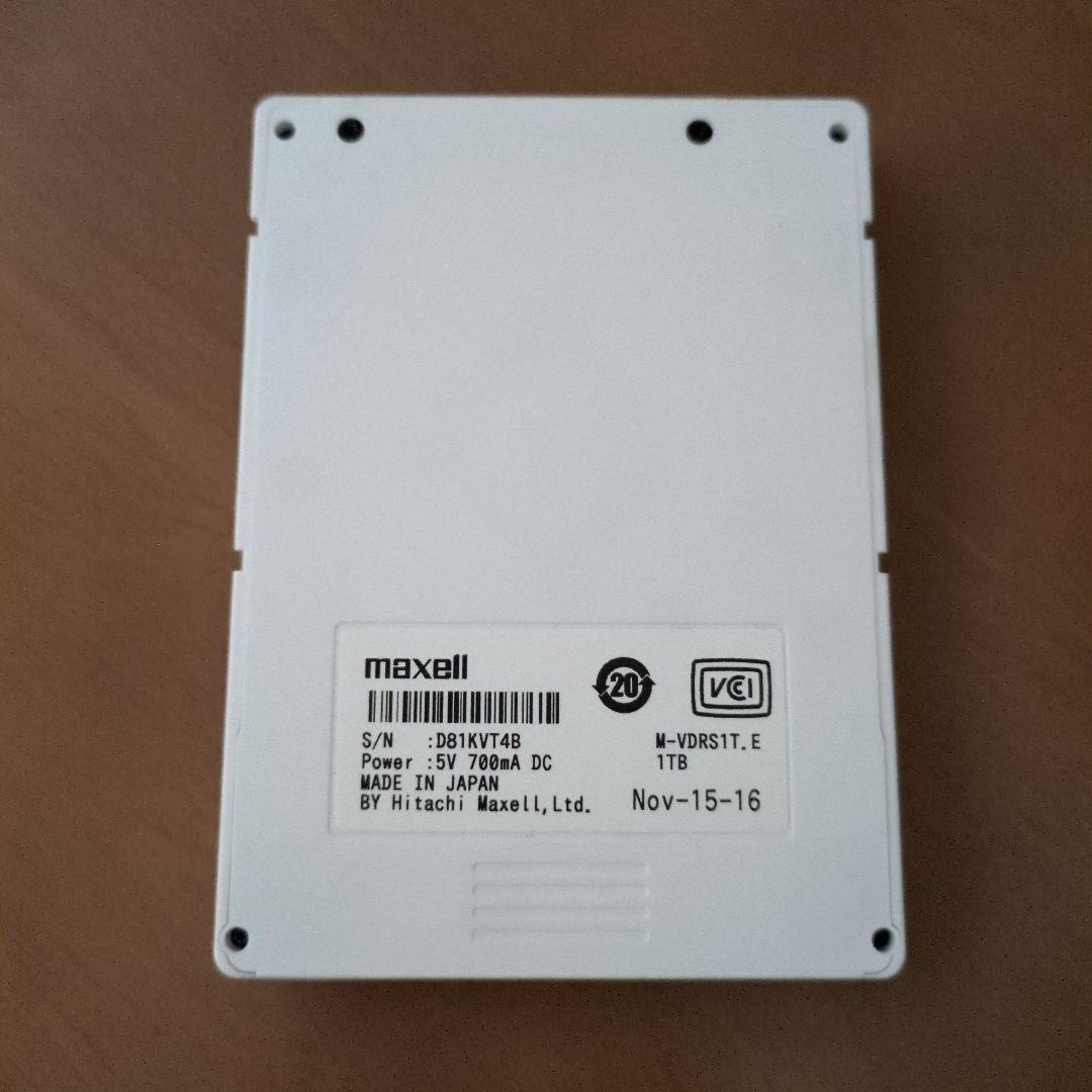 maxell ivdr-s 1TB マクセル iv 日立 Wooo HDD maxell ivdr-s 1TB マクセル iv 日立 Wooo HDD