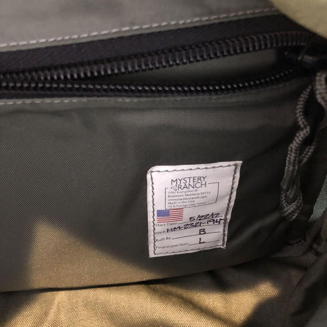 ミステリーランチ　ヒップモンキー　ボディバッグ　USA製　カーキ