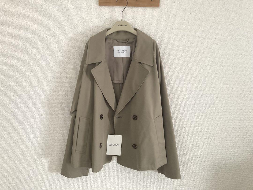 新品　マッキントッシュ フィロソフィー　ショート トレンチコート　38スプリング