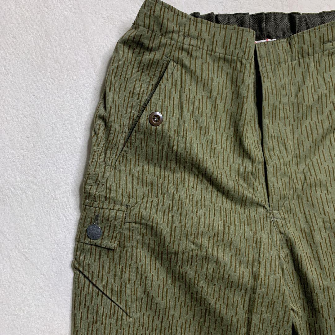80年代 NVA 旧東ドイツ軍 レインドロップカモ カーゴパンツ ミリタリー