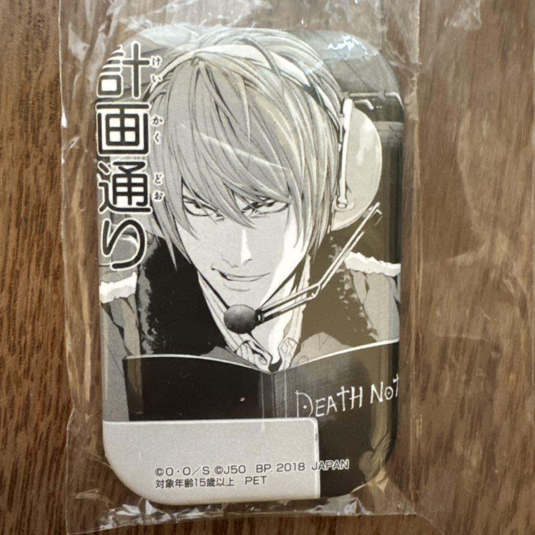 24時間限定タイムセール レアジャンプ50周年DEATH NOTEスクエア缶バッジアドアーズ セガ ピンズ・ピンバッジ・缶バッジ