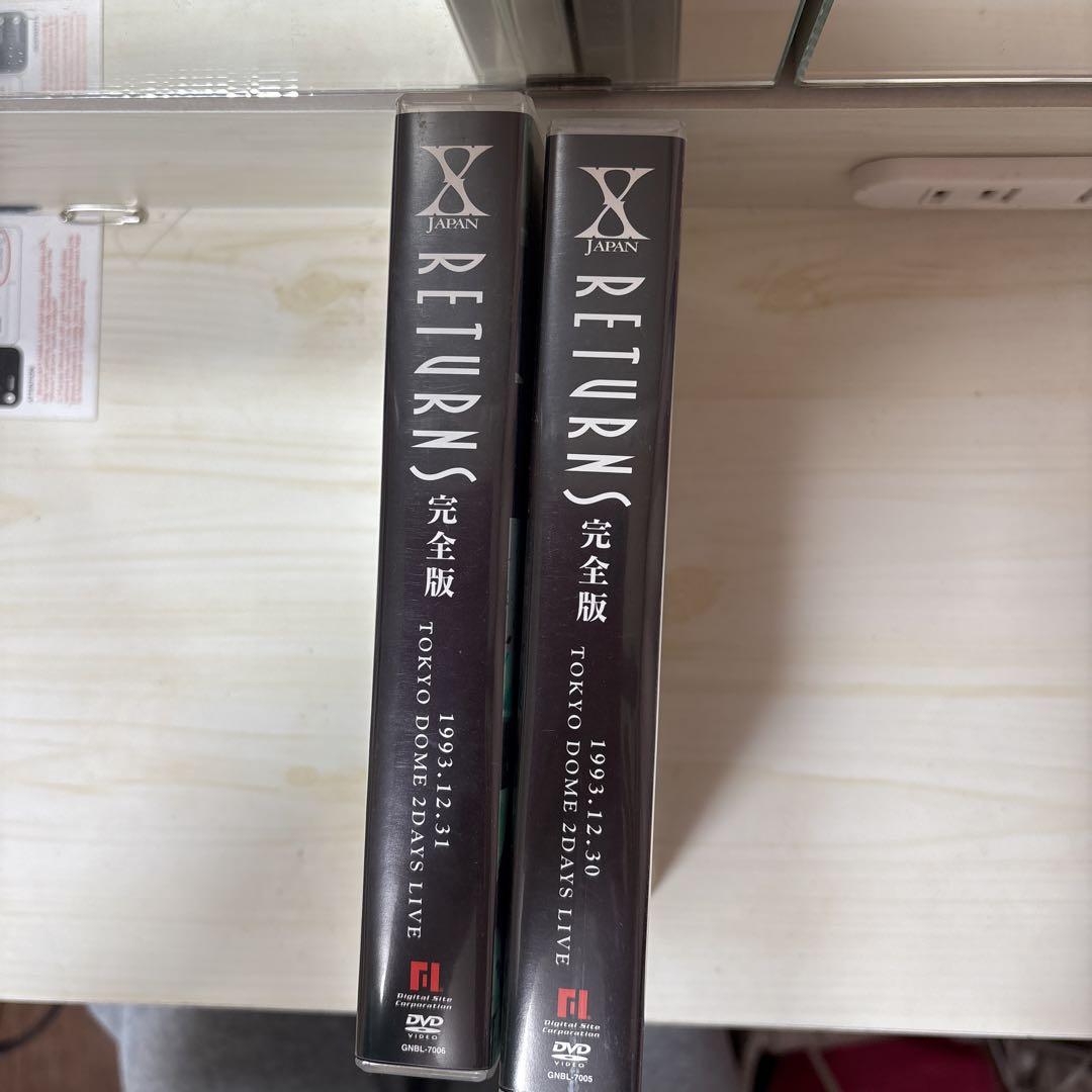 X JAPAN RETURNS 完全版 1993.12.30・31