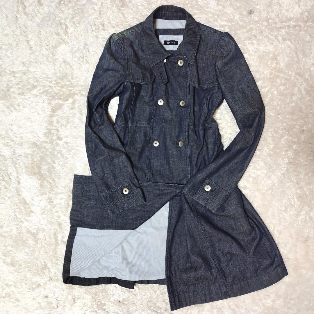 MAX&Co. デニムシャツワンピース サイズ42 ロングシャツ デニムコート