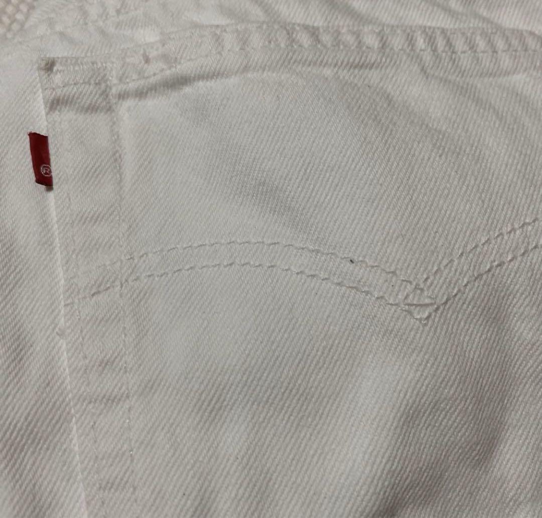 ★ヴンティージLevi's501® (R)ホワイトジーンズリーバイスパンツUSA