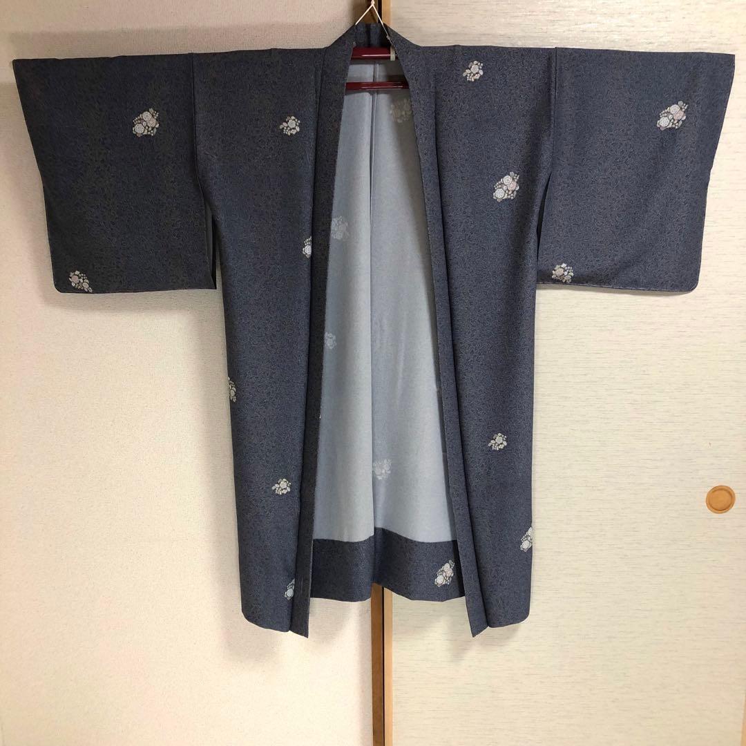 【未使用 トールサイズ】東レシルック 単衣 長羽織 万葉寺 裄丈72 身丈120 【未使用 トールサイズ】東レシルック 単衣 長羽織 万葉寺 裄丈72 身丈120