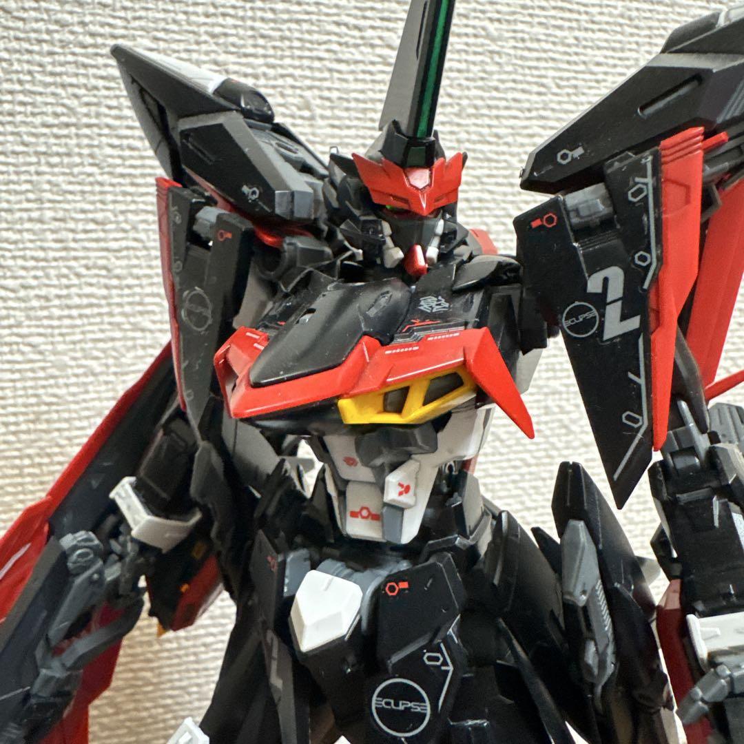 【組立済】MG エクリプスガンダム1号機・2号機+マニューバストライカー