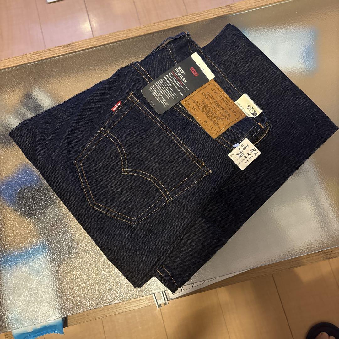 リーバイス 505 REGULAR SELVEDGE DENIM W34