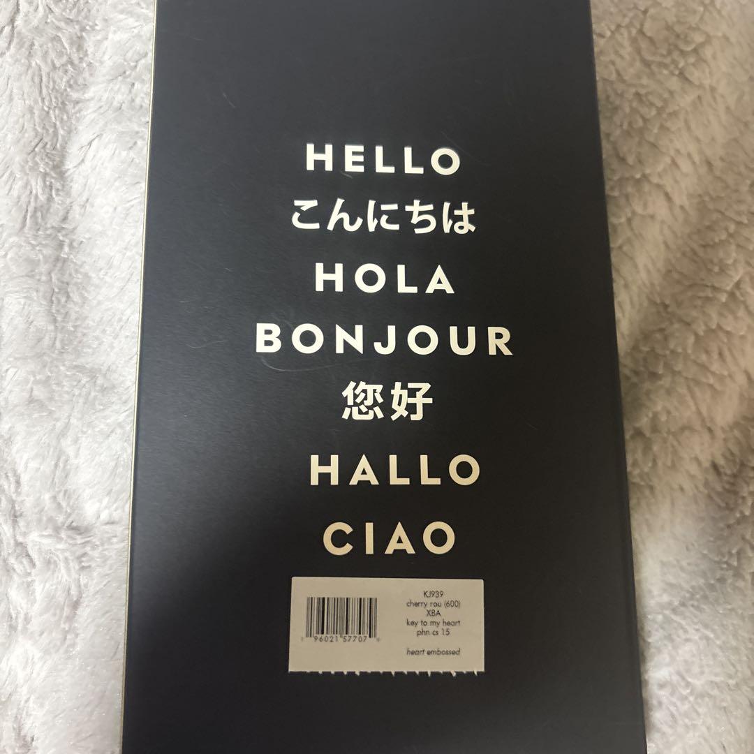 kate spade iPhone 15 フレキシブルケース 赤