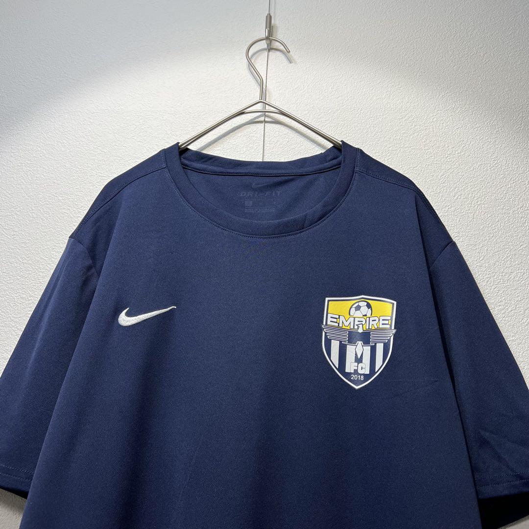 【US規格】希少 NIKE EMPIRE FC 2018サッカーシャツ 紺 L