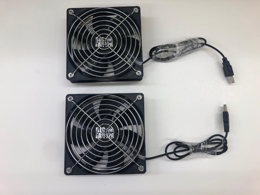 TIMELY BIGFAN120 ブラック 2個