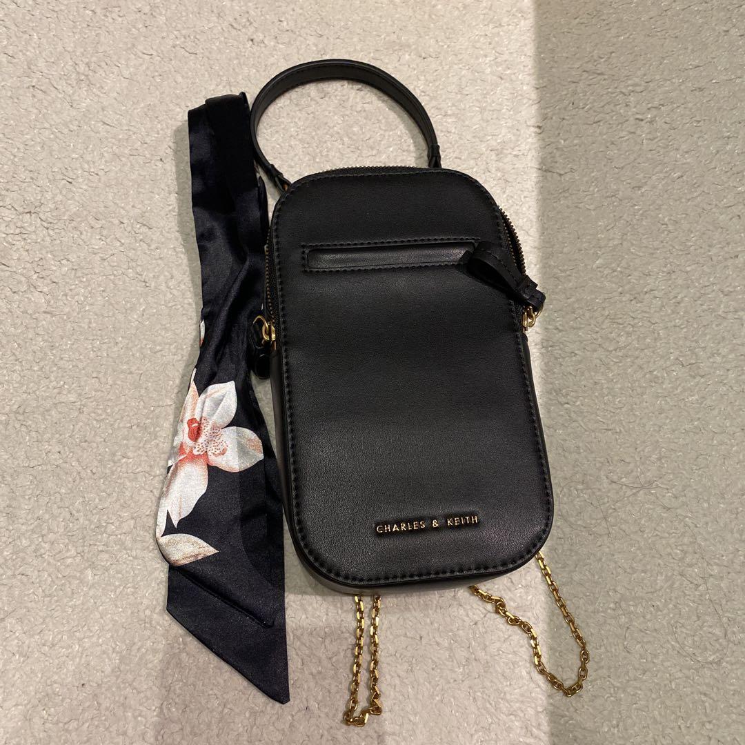 CHARLES & KEITH スマホショルダーバッグ ブラック