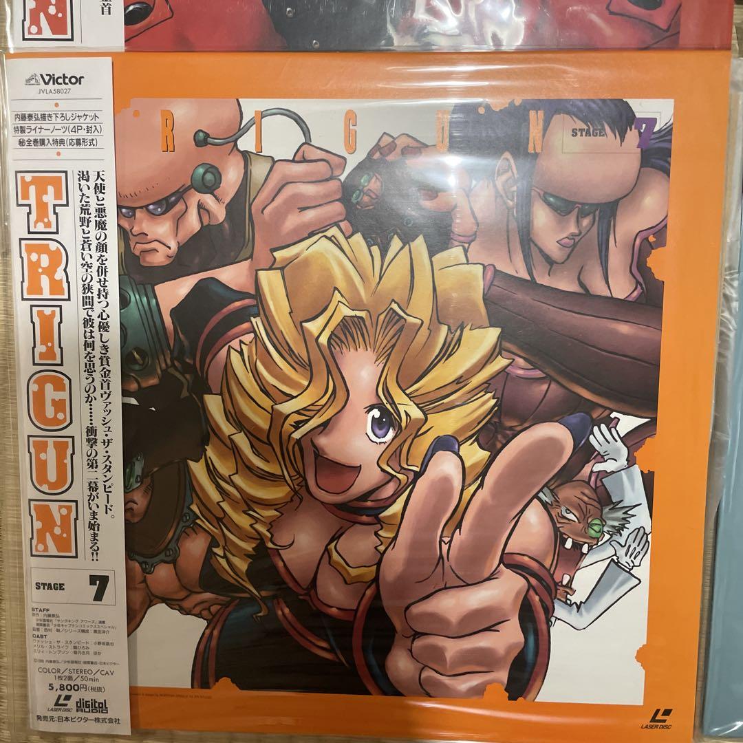 初期トライガン　レーザーディスク4枚特典ケースセット　Trigun LD 初期トライガンレーザーディスク4枚特典ケースセットTrigun LD