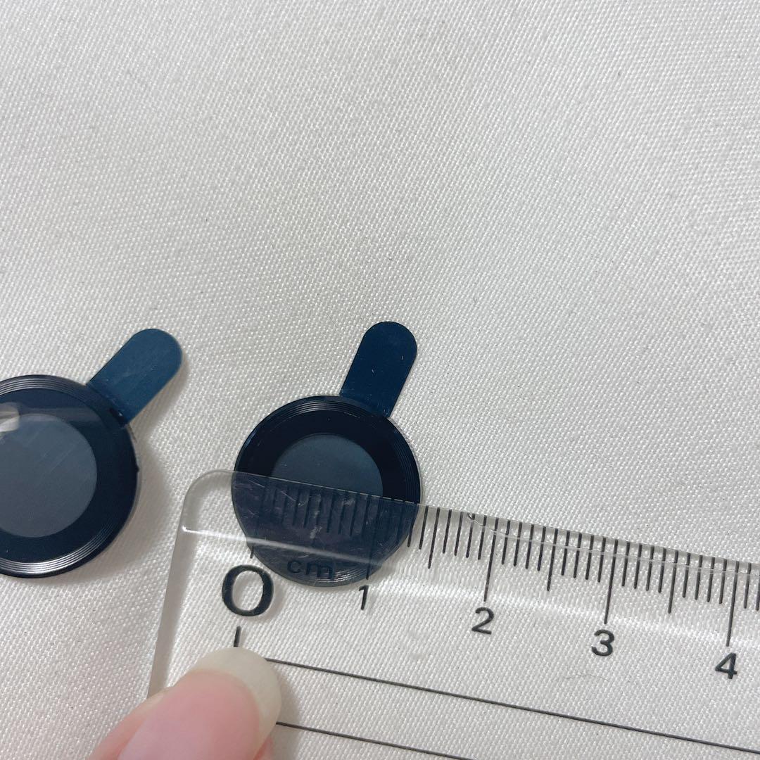 即購入OK❗️iPhone カメラレンズ保護カバー　保護フィルム　ブラック