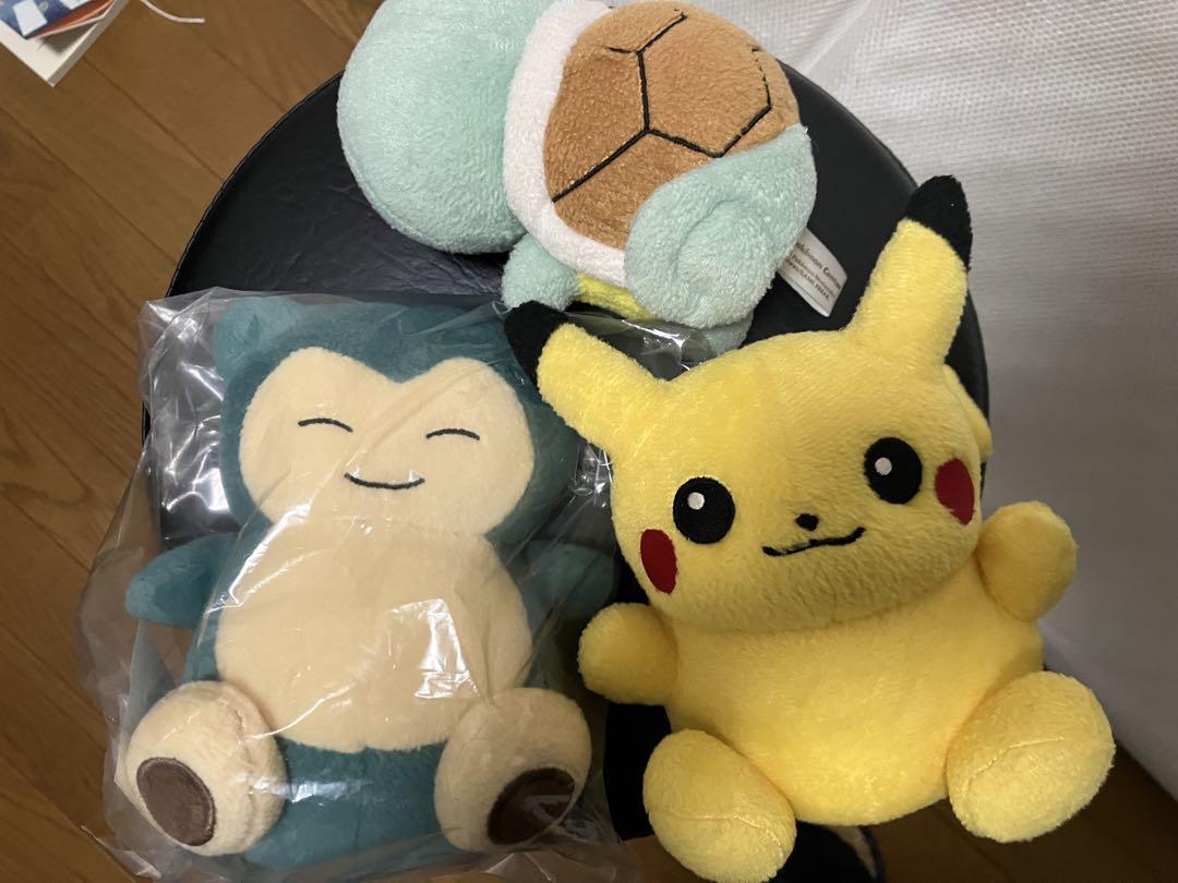 旧ポケドール　ピカチュウ　カビゴン　ゼニガメ
