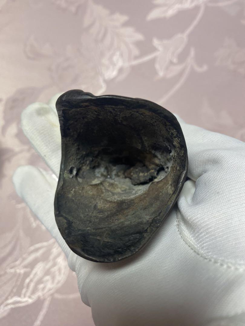 鹿寿老人の香炉 (杖なし) 置物 古銅 古美術品 骨董 時代物 銅製 工芸品
