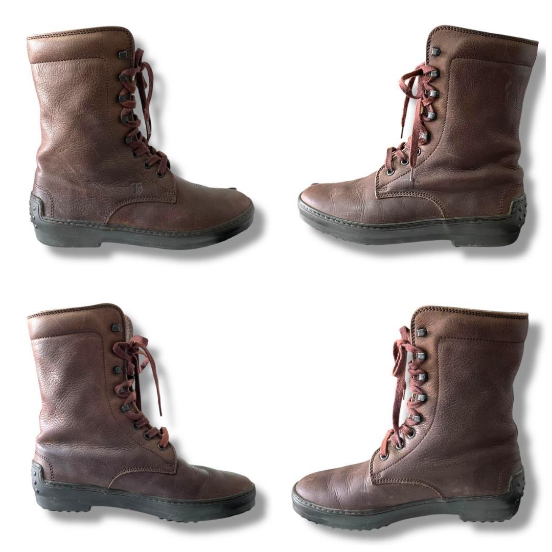 TODS 　トッズ　レースアップブーツ