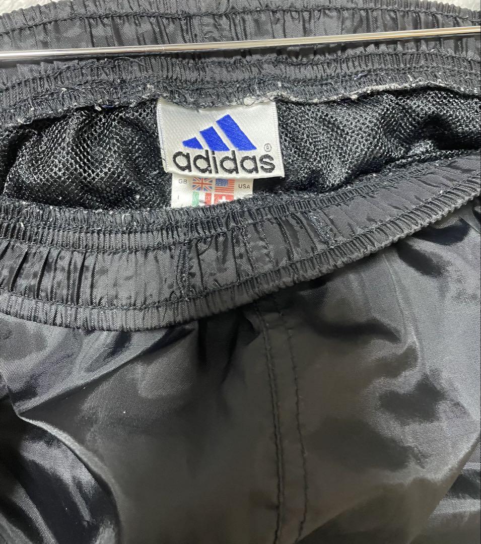 値下げ中 アディダス 90s adidas 刺繍ロゴ ナイロン セット上下セット