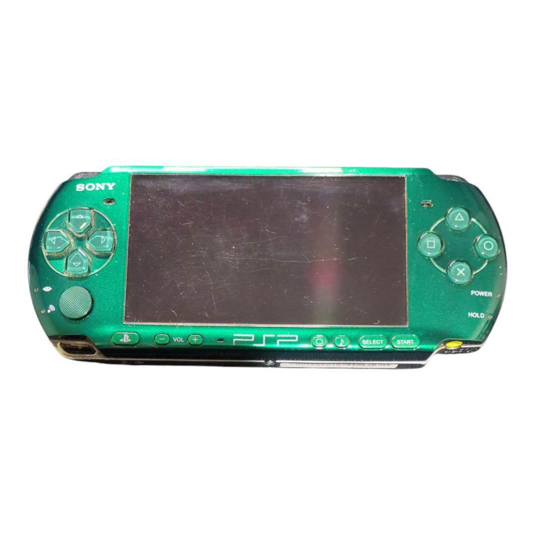 動作確認済] 限定版 PSP-3000 スピリティッドグリーン i10600