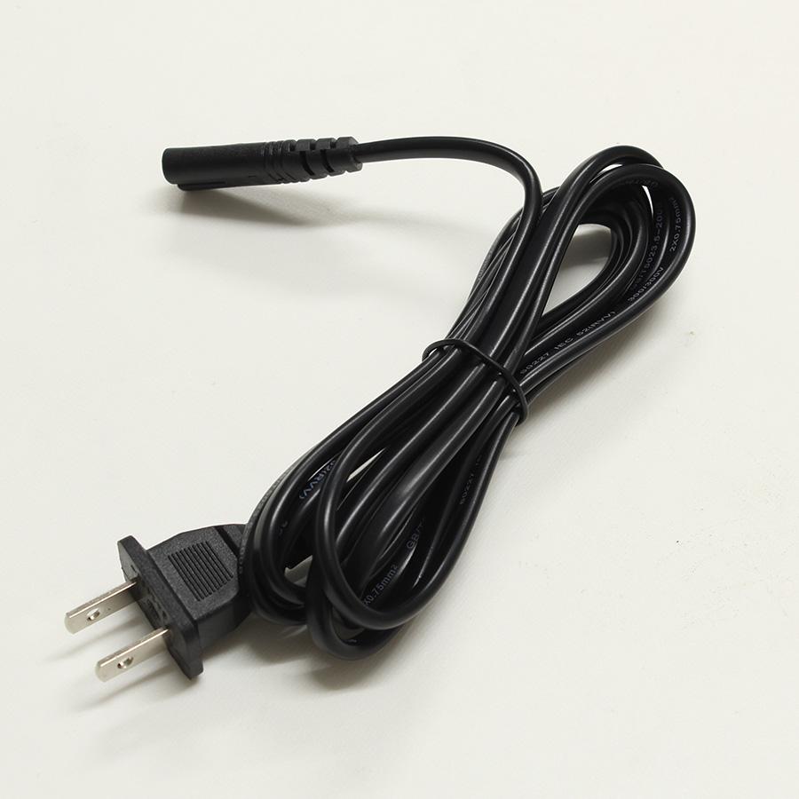【新品】【100個】電源コード (メガネケーブル)・ストレートコネクタ・1.8m