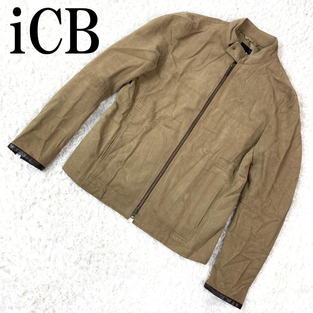 iCB アイシービー ジップブルゾン ベージュ 2 B9058