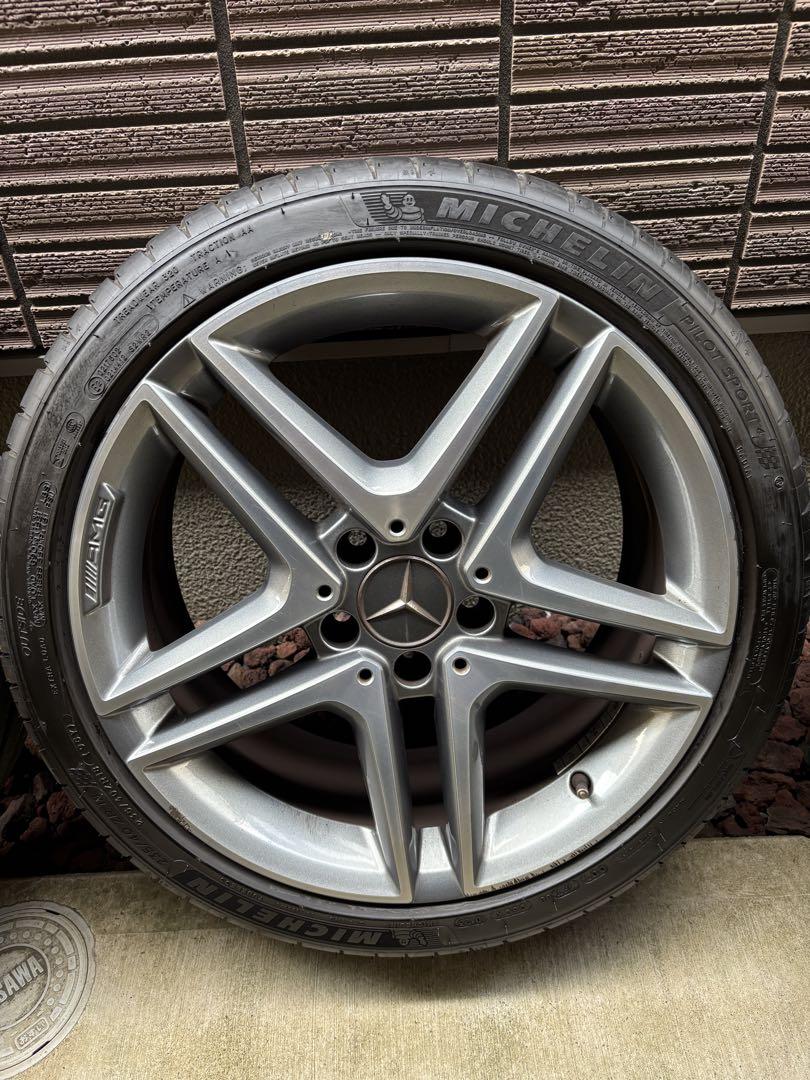 ベンツ AMG 純正　ホイール　235/40R18　4本　A CLA ミシュラン