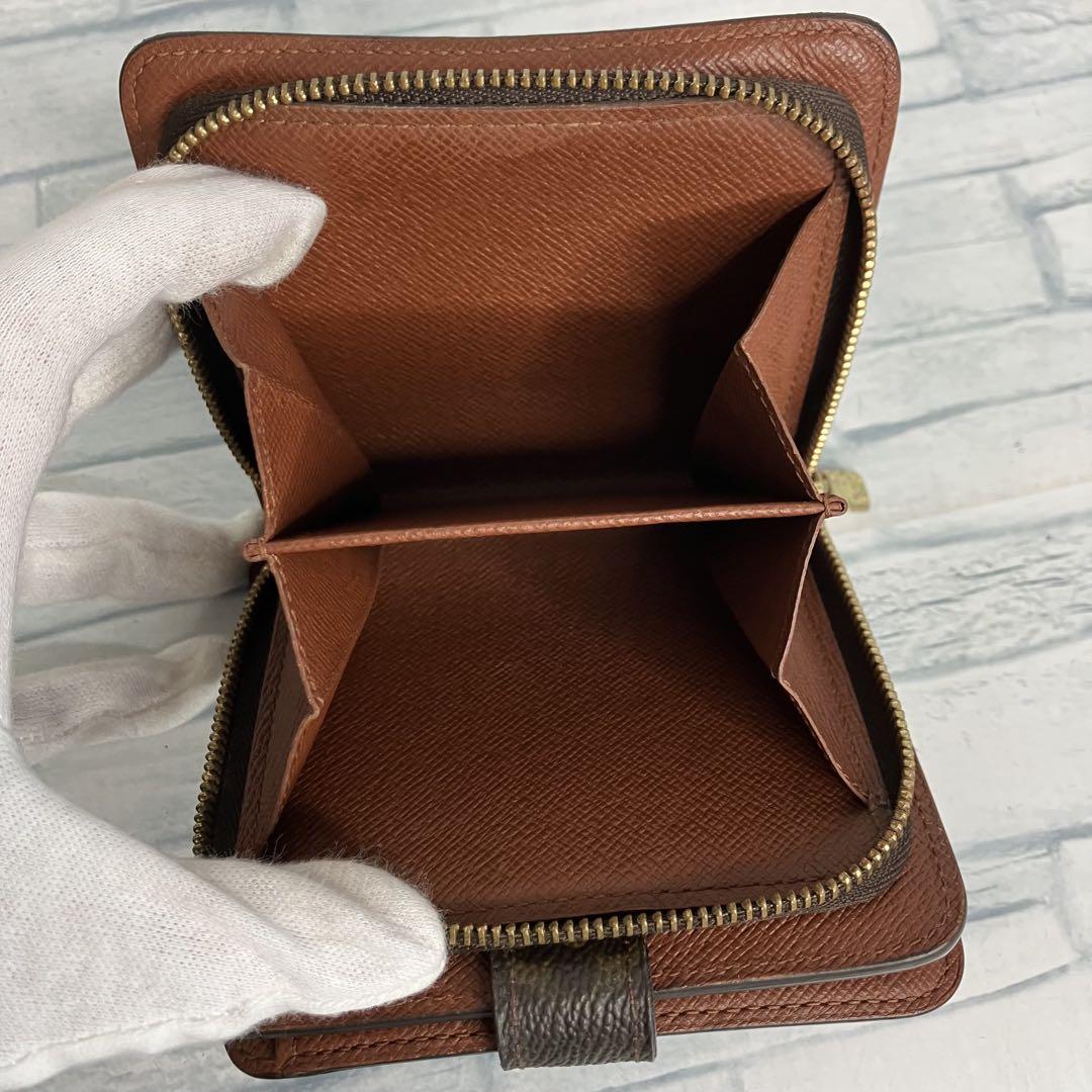 極美品　60 LOUIS VUITTON ルイヴィトン　モノグラム　二つ折り財布