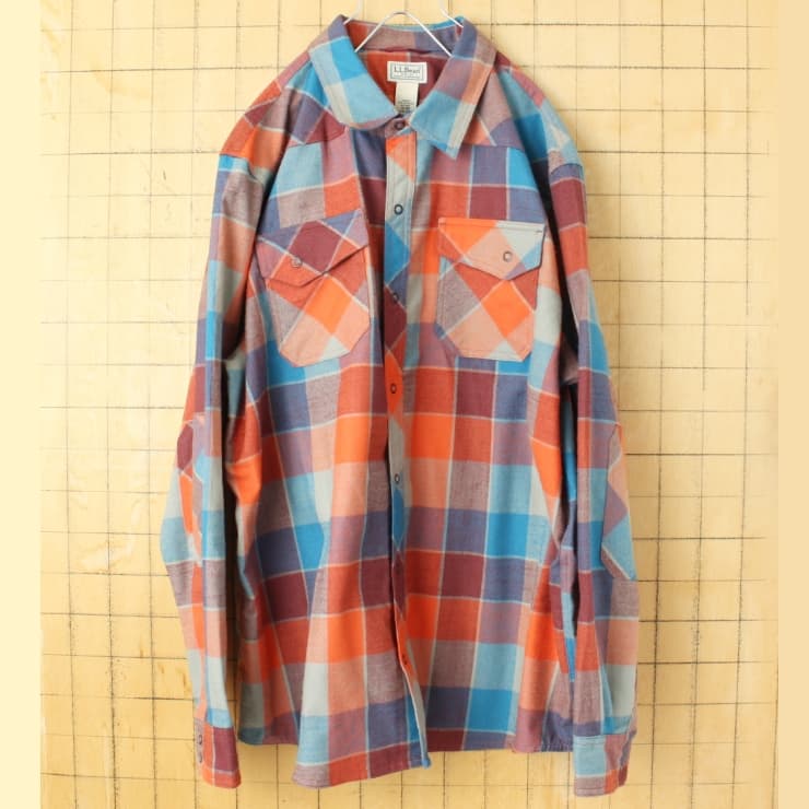 ビッグサイズ LLBean カタディンパフォーマンスシャツ XL長袖 aw126