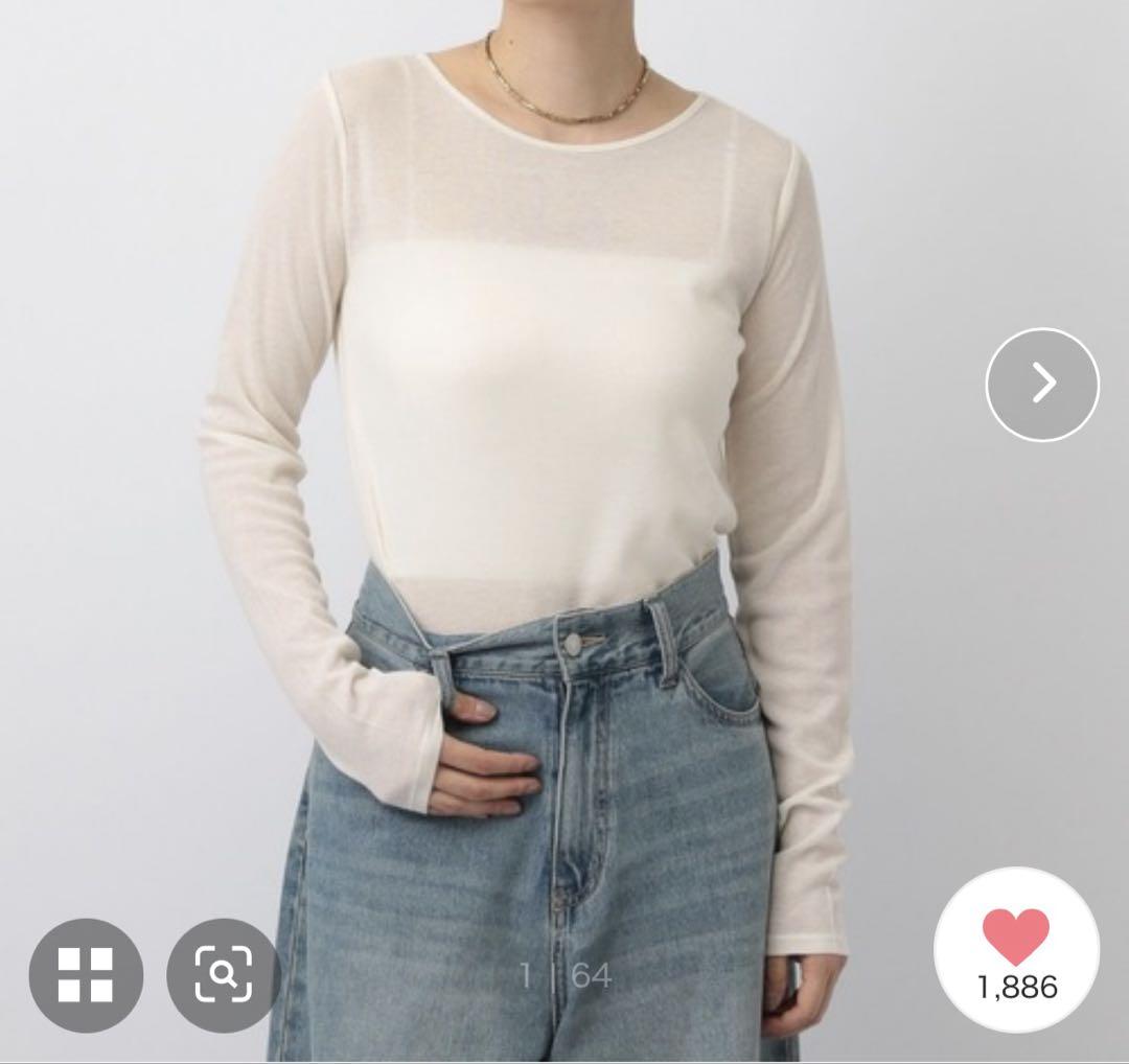 アパートバイ　カットソー