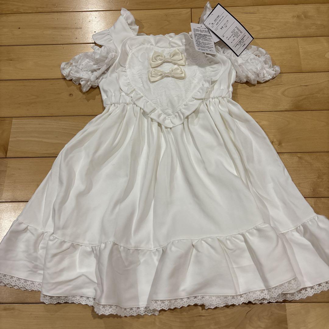 Ricca ricca エプロンワンピース 120cm