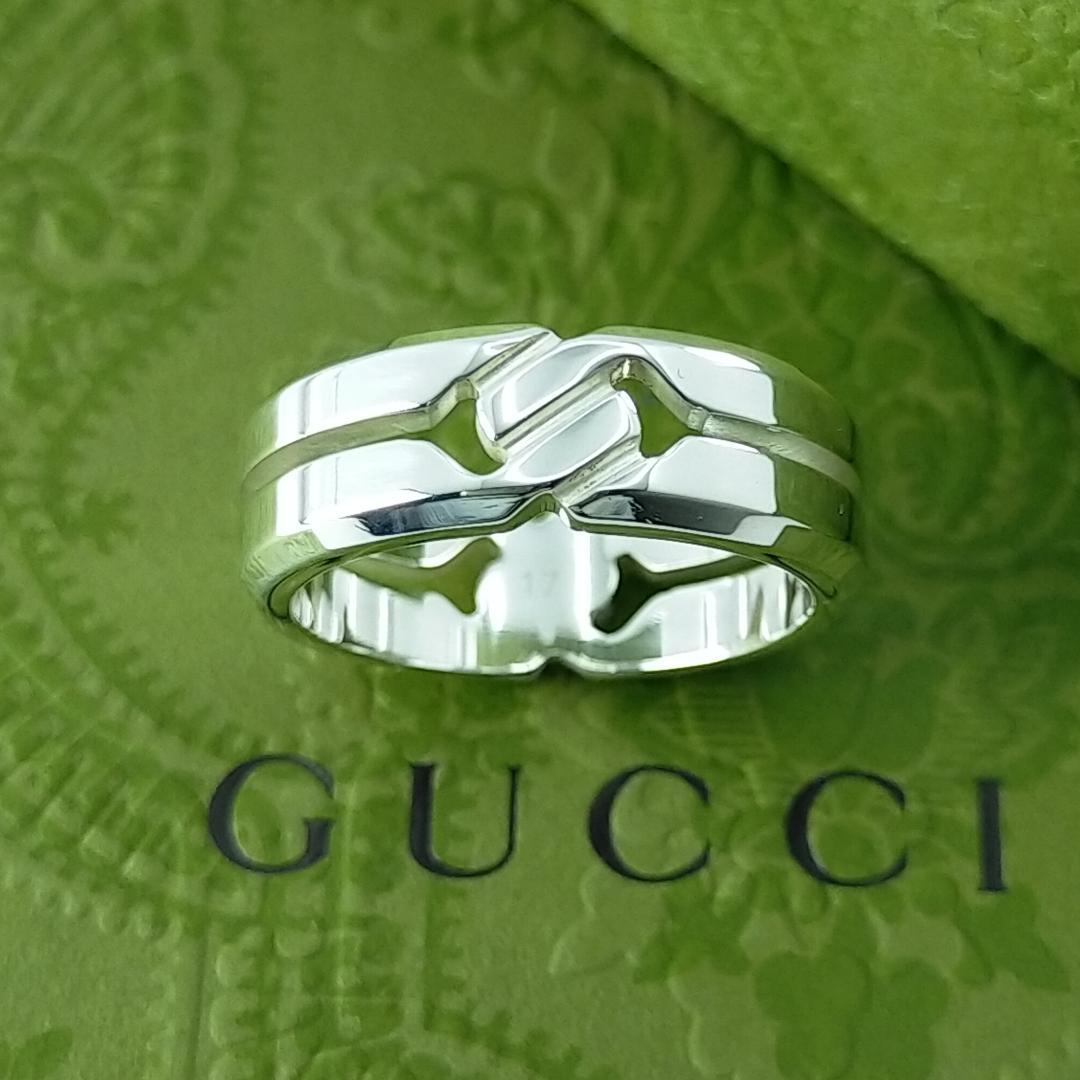 ★在庫一掃★【GUCCI】ノット　インフィニティ　リング　１６号　1700