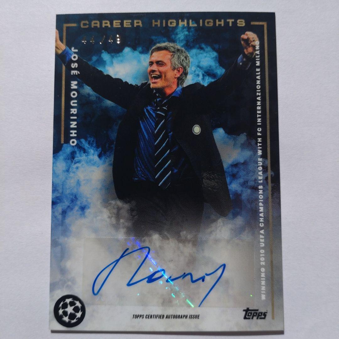 Topps 2010 Champions League モウリーニョやや傷や汚れあり UP786_INFO