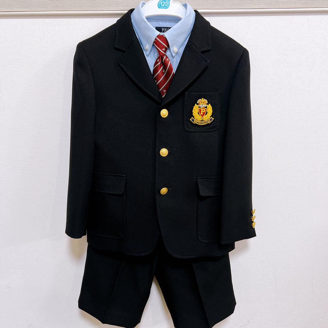 POLO キッズ フォーマルスーツ 4点セット 120