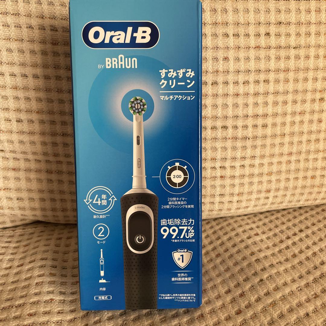 Oral-B マルチアクション 電動歯ブラシ ブラック