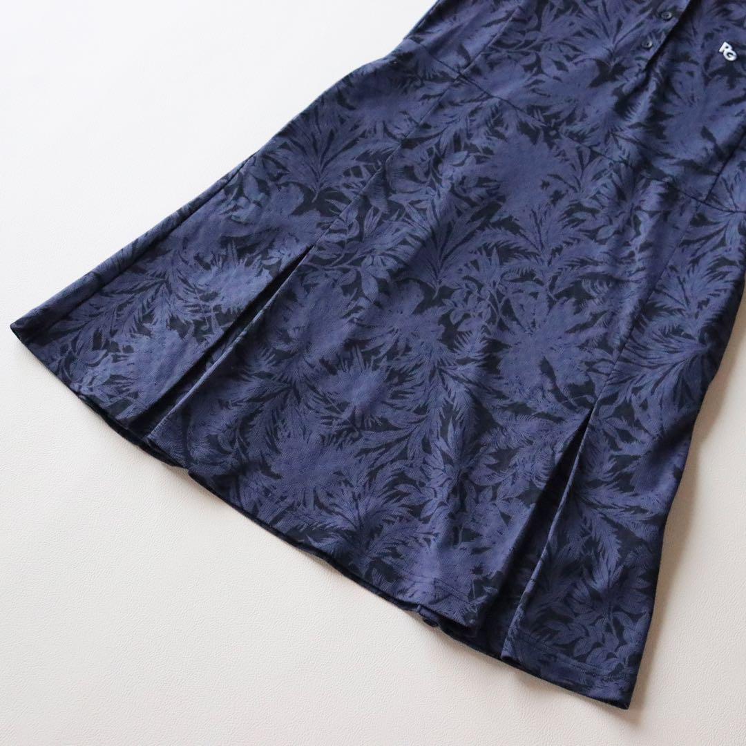 5049【極美品】パーリーゲイツ ノースリーブワンピース 花柄