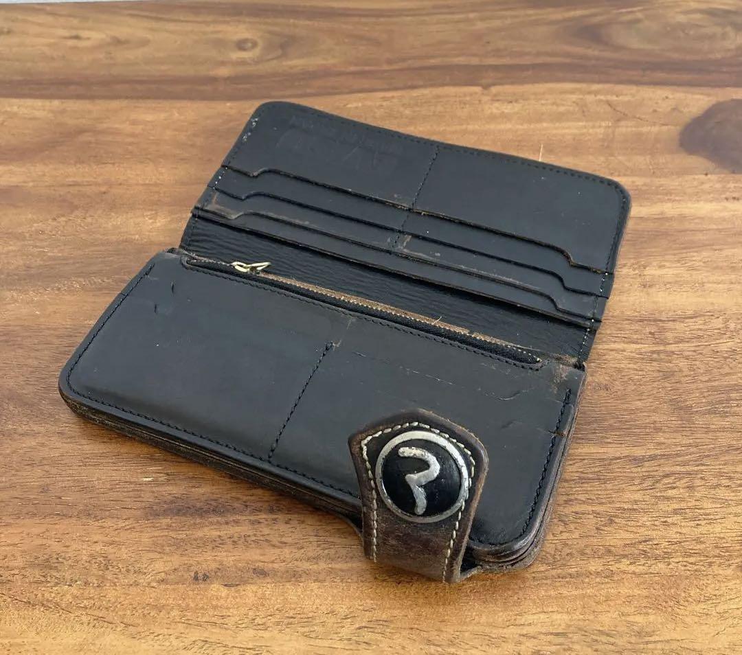 EVISU エビス ど根性 ウォレット 長財布 カモメ ブルー