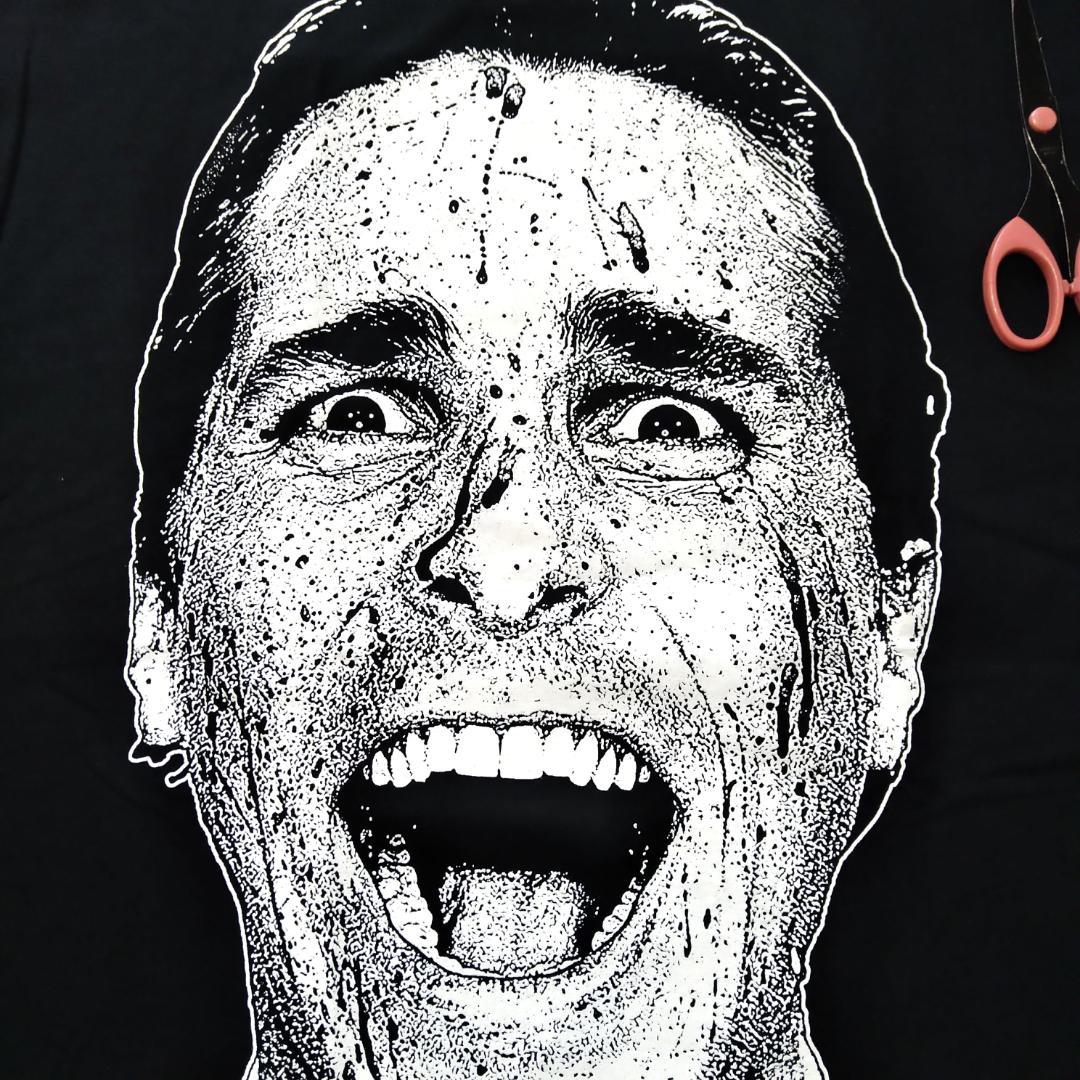 アメリカン・サイコ Tシャツ XL 黒 両面プリント 映画T ムービー