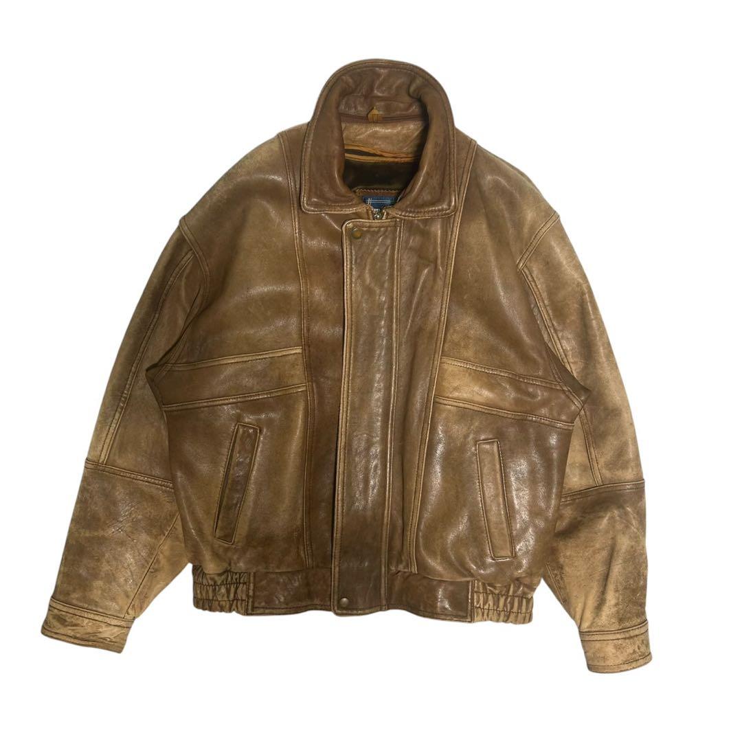 gallery ブラウン レザージャケット
