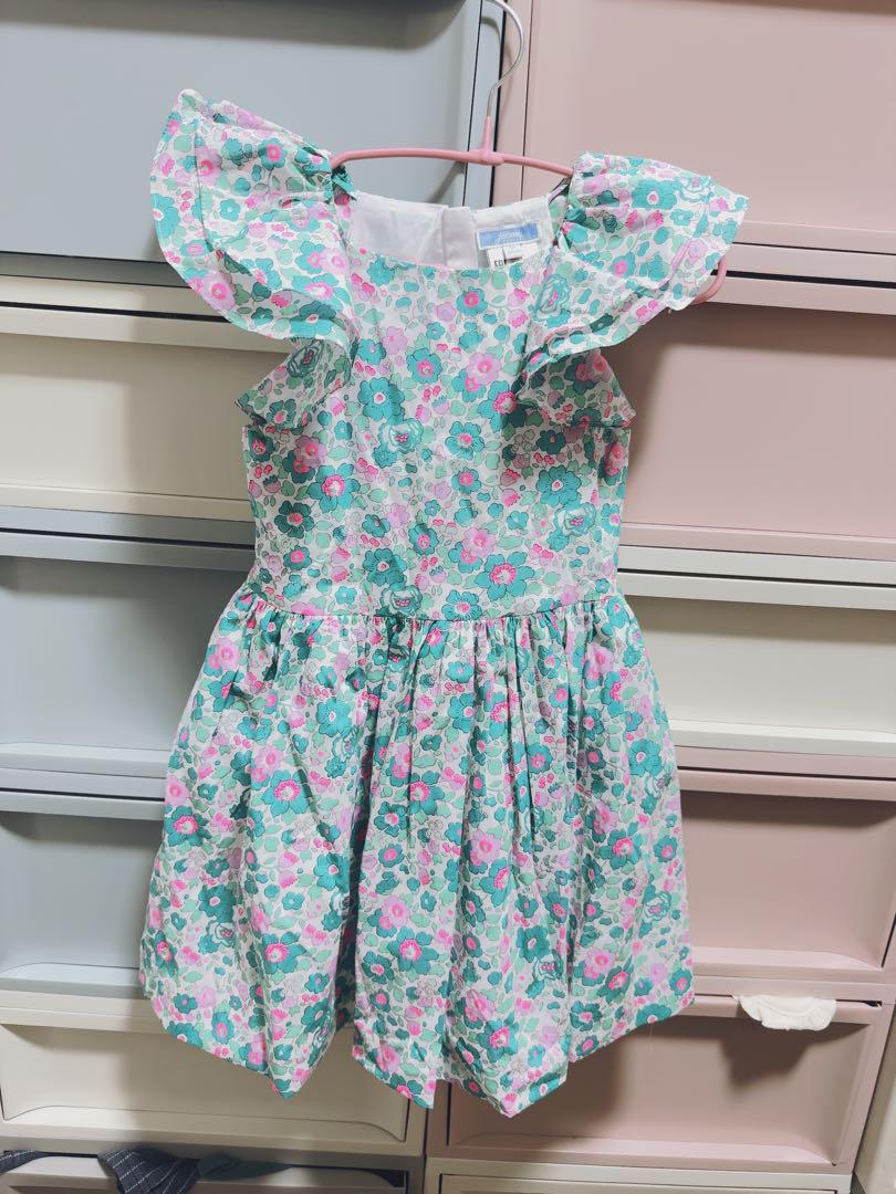 新品　Jacadi リバティワンピース