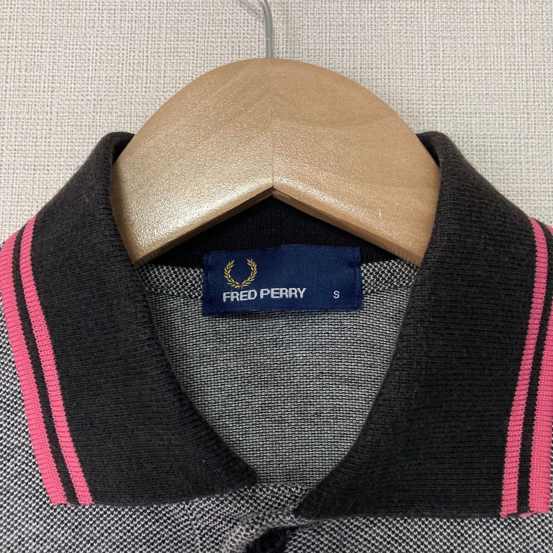 FRED PERRY グレー ポロシャツ S - メルカリ
