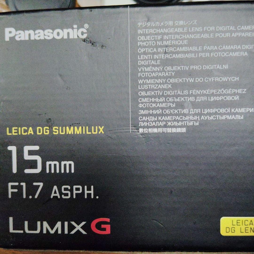 デジタルカメラ Panasonic LEICA DG SUMMILUX 15mm F1.7