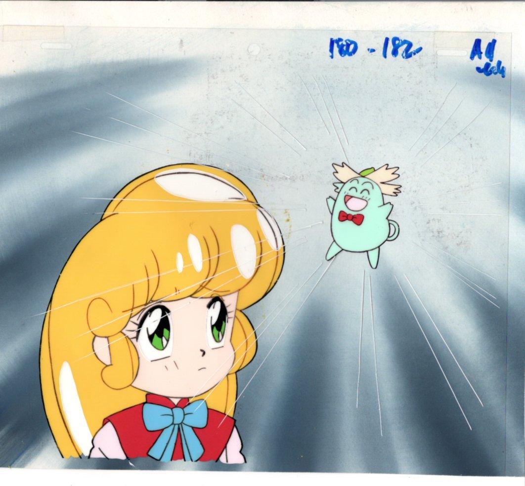 花の魔法使いマリーベル セル画+セル原画（マリーベル走る）