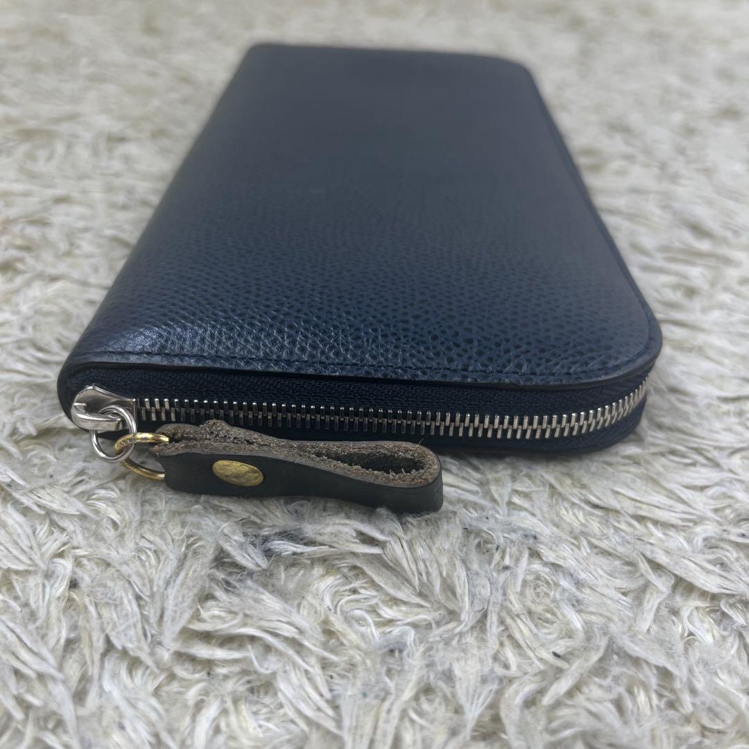 美品✨ Camille Fournet 長財布 ラウンドファスナー ネイビー 美品✨ Camille Fournet 長財布 ラウンドファスナー ネイビー