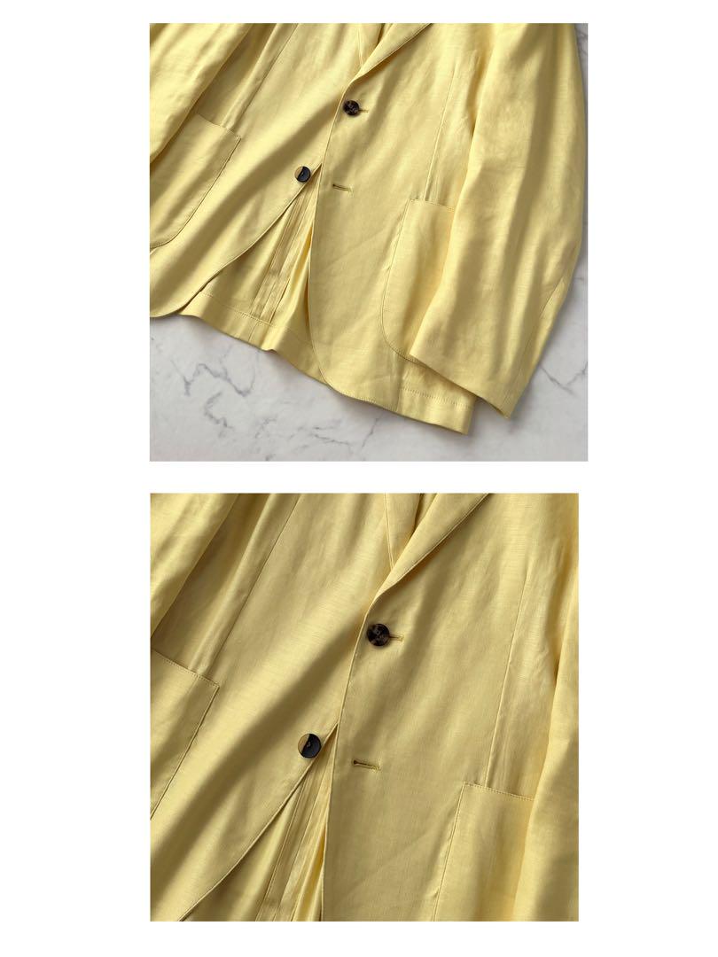 LARDINI ラルディーニ リネン テーラード ジャケット 48 L〜XL