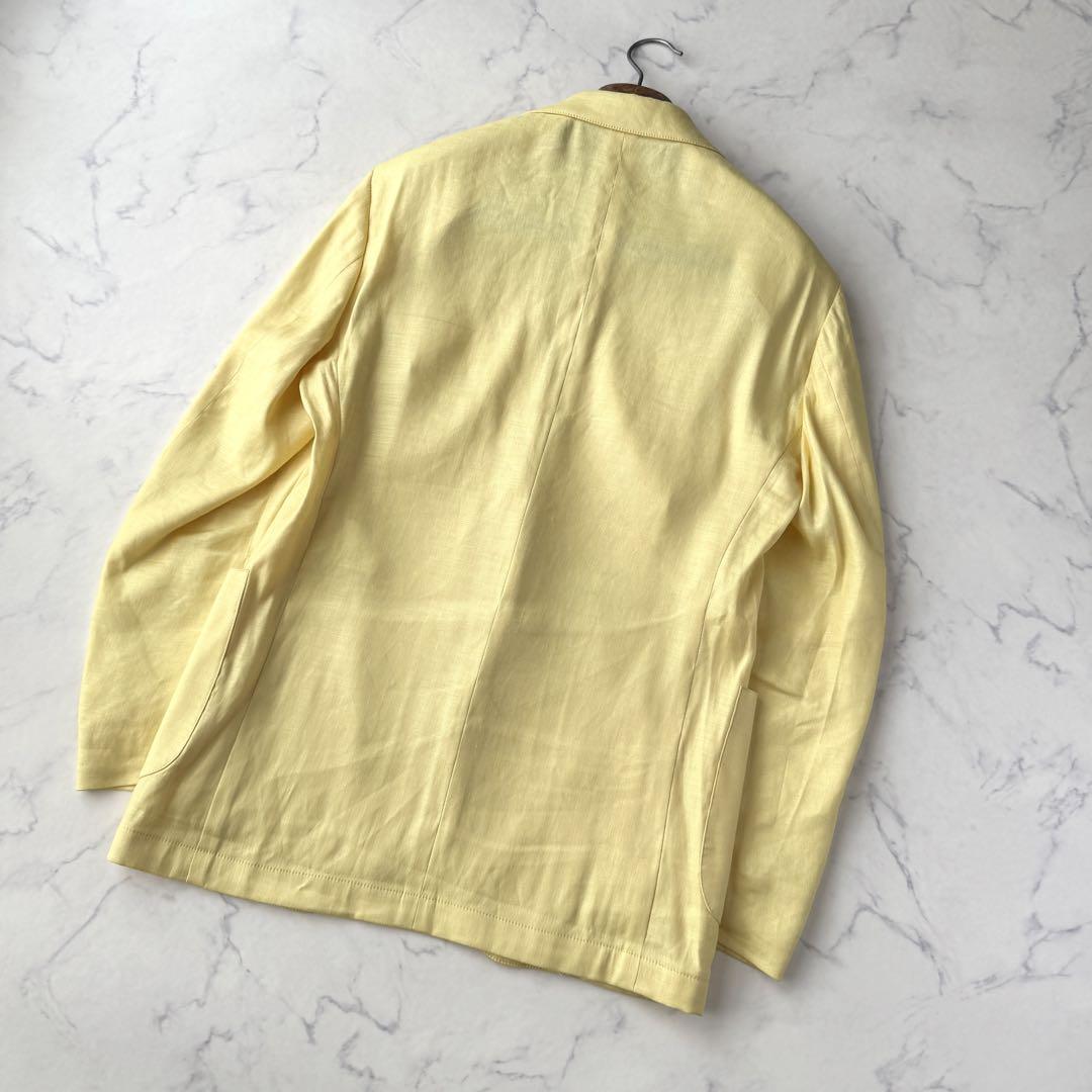 LARDINI ラルディーニ リネン テーラード ジャケット 48 L〜XL
