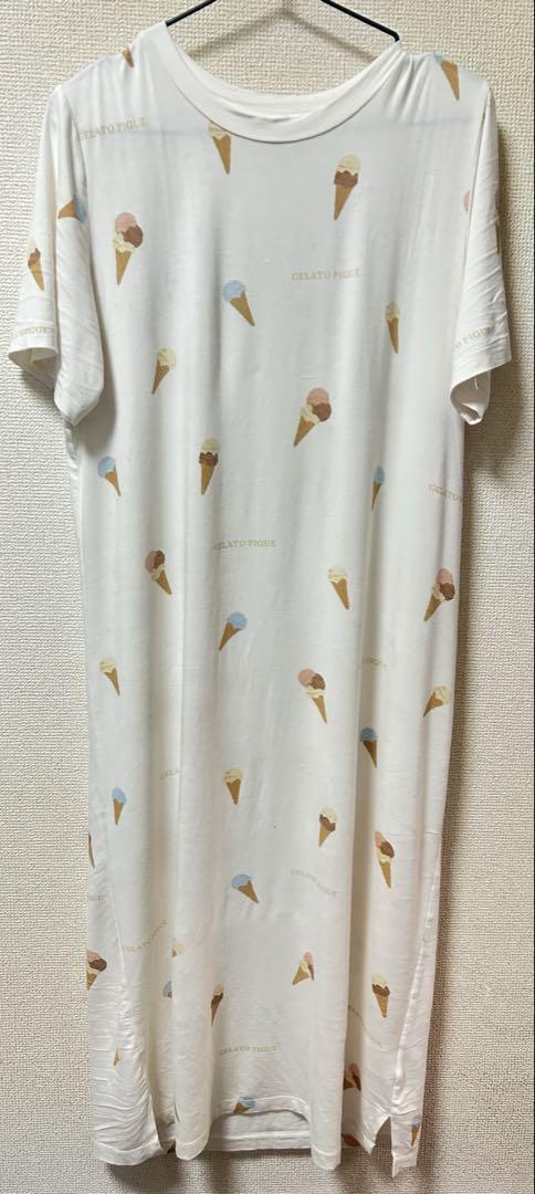 GELATO PIQUE アイスクリーム柄ロングワンピース ワンピース